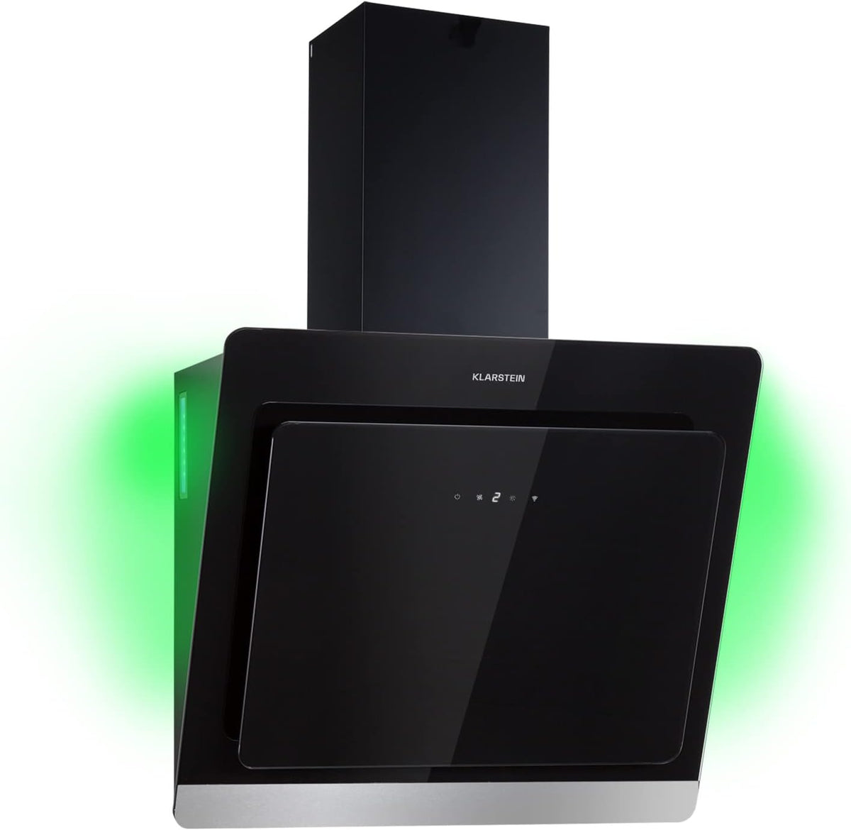 Hotte aspirante KLARSTEIN 585m3, de Cuisine 60cm avec Lampes LED, 60 cm, 3 modes, 585m3/h, 585 m3/h, Débit d'Air Puissant 585m3/h, Wi-Fi