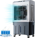 Climatiseur, 200 W, refroidisseurs d'air pour la Maison, 50 L, Grand réservoir d'eau de 50 L, minuterie, portable, humidificateur Industriel