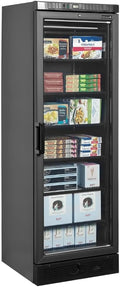 Congélateur MBH - MAQUINARIA BAR HOSTELERÍA, éclairage LED, 595 × 640 × 1840 mm, idéal pour l'exposition et la conservation des aliments., 570 W