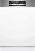 Bosch SMI6ECS12E Lave-vaisselle, 60 cm, acier, Extra Clean Zone: nettoyage intensif pour les contaminants tenaces, encastrable