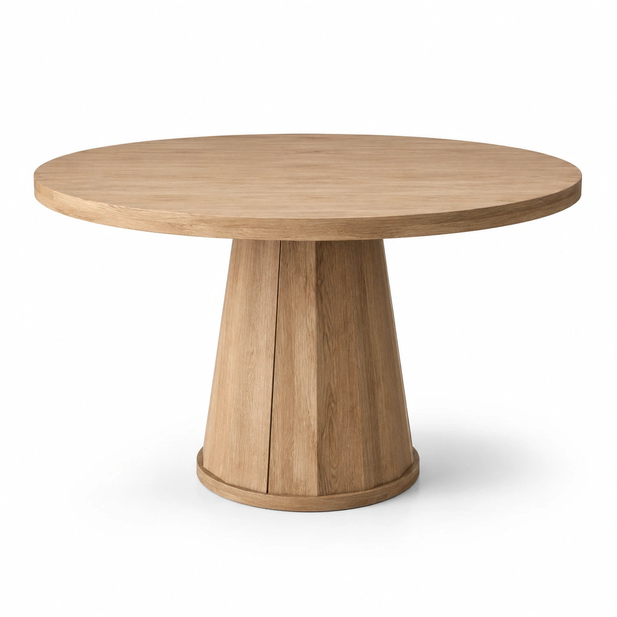 Table ronde en chêne massif Ø120 cm