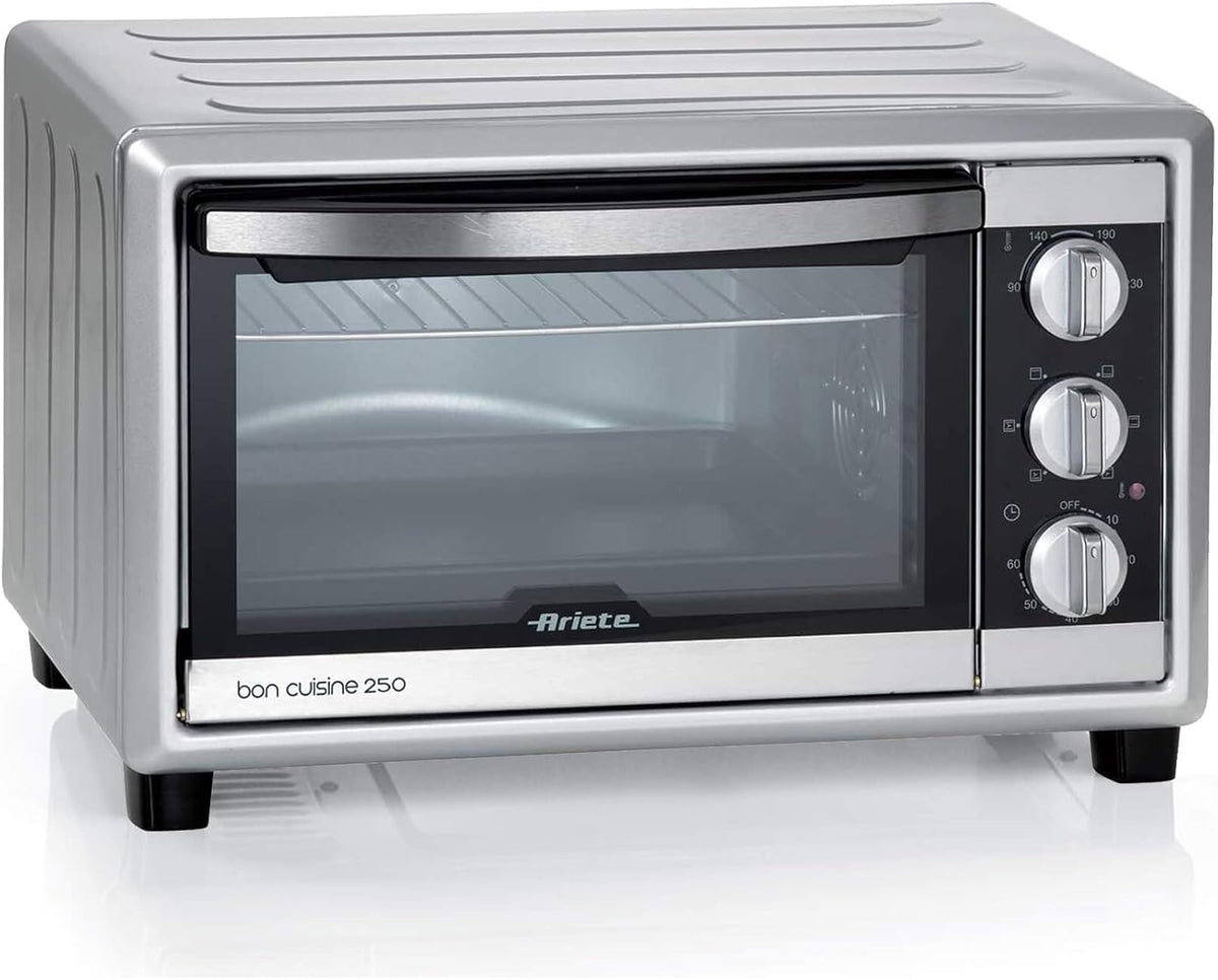 Ariete Mini four, 984 Bon Cuisine 250, 32, 50 cm, réglable, 33, 50 cm, 1500W, 230°C, 25 Litres, 6 positions de cuisson, Minuterie 60'