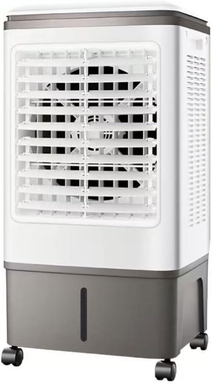 Climatiseur portable, unité de refroidissement industrielle avec roues pour une utilisation, 40 L, 3 vitesses, 3 vitesses de ventilateur, réglable