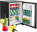 Smad Réfrigérateur, 12V, réglable, Frigo Camping Car 12V 220V, 40L, 40, 2 × 46, 5 × 56, 0cm, 10°C, Frigo 12V, avec Serrure, sans Bruit