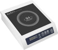 KOLHGNSE Plaque de cuisson, 3500 W, acier inoxydable, 75 kg, 10 niveaux, 9, 06 pouces, 11 niveaux, 300 °C, minuterie, verre