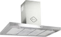 Hotte aspirante Gurari, télécommande, 120 cm, acier inoxydable, 1, 5 W, 1200 mm, 592 mm, 150 mm, 120 mm, 4 niveaux, Avec télécommande