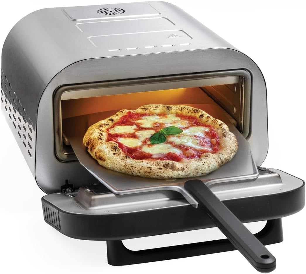 Four à pizza, 1700 W, Macom, 32 cm, 400 °C, minuterie