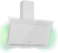 KLARSTEIN 601m3 Hotte aspirante, 90 cm, Hottes de Cuisine Inclinées, éclairage LED, Filtre de Hotte en Aluminium, 3 modes, 90cm, Ecran Tactile