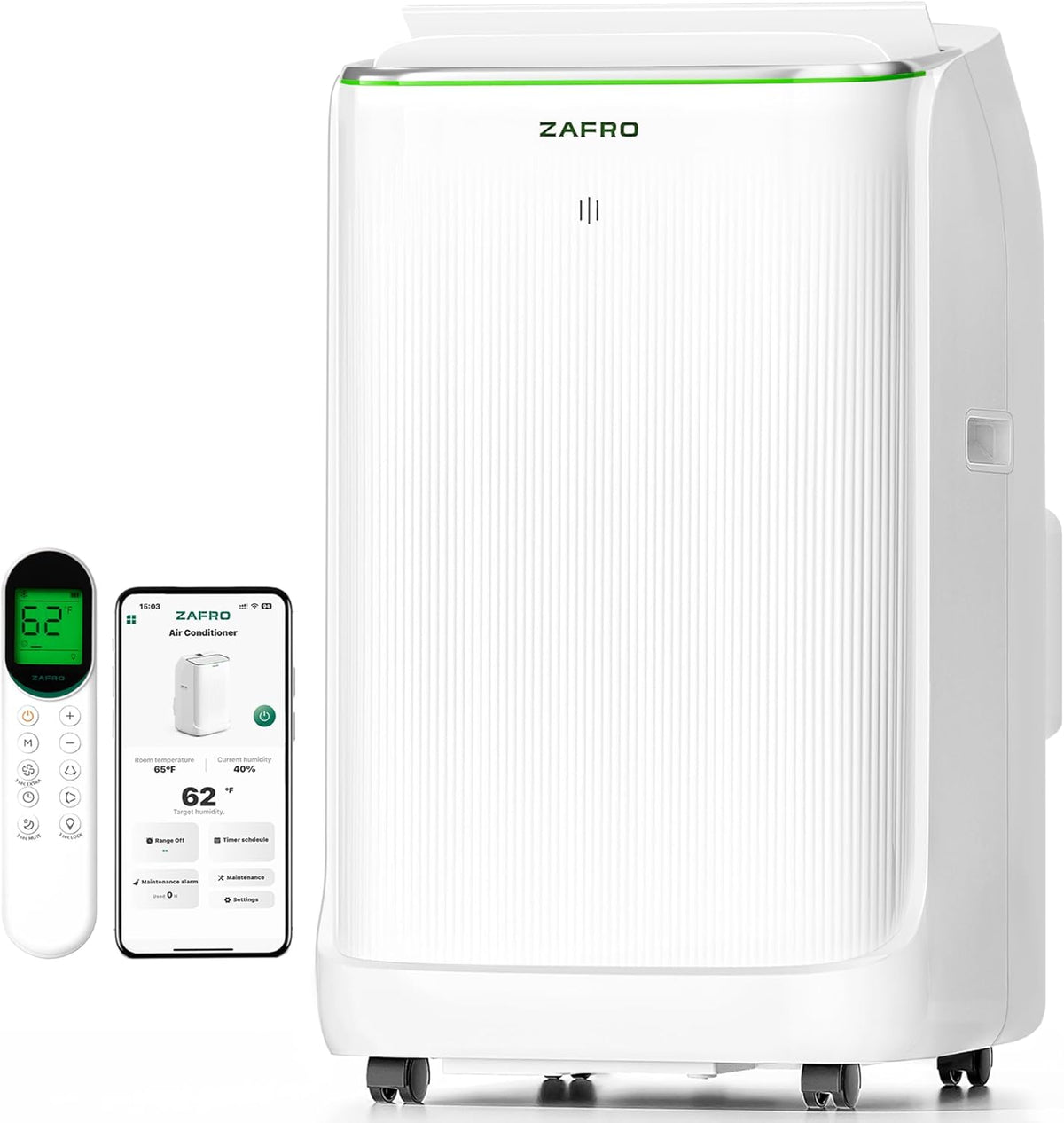 Climatiseur portable, 14000 BTU, moteur Inverter, ZAFRO, 10000 BTU, 10000 BTU SACC, réservoir d'eau