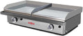 MBH - MAQUINARIA BAR HOSTELERÍA Plaque à frire, réglable, acier inoxydable, 400 × 400 mm, 800 × 400 mm, 810 × 472 × 229 mm, 10 mm, 3 mm, 6, 4 kW
