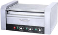 Appareil à hot dog, Grill à Hot-Dogs avec tiroir Chauffe-Pain, acier inoxydable, 2200 W, Appareils pour la Maison connectée, 50 °C