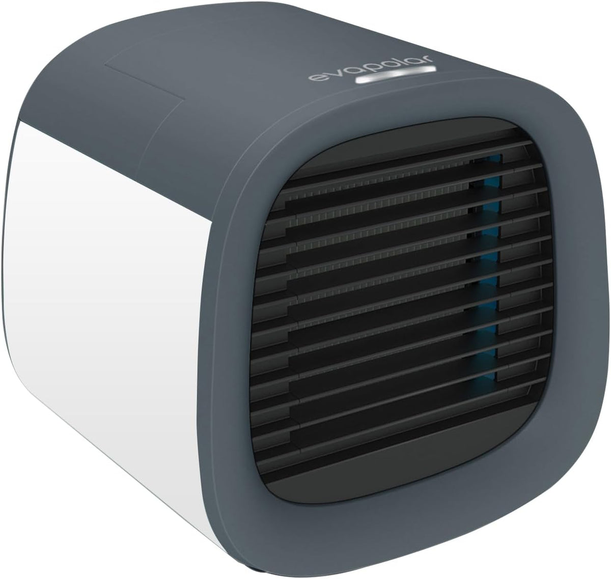 Evapolar evaCHILL Rafraîchisseur d'air évaporatif personnel 3-en-1, 4 vitesses, alimentation USB, LED, gris