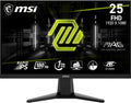 MSI Écran PC, 24, 5 Pouces, réglable, 256F, 180 Hz, 180Hz, 180 Hz / 1ms GtG, gamut sRGB 127%, DisplayPort 1.2a, Design sans Cadre