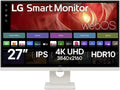 LG Moniteur PC, Smart Monitor 27U731SA-W 27', 60Hz, webOS 24, 5ms GtG 60Hz, HDR 10, DCI-P3 90%, CIE1976, Dalle IPS résolution UHD