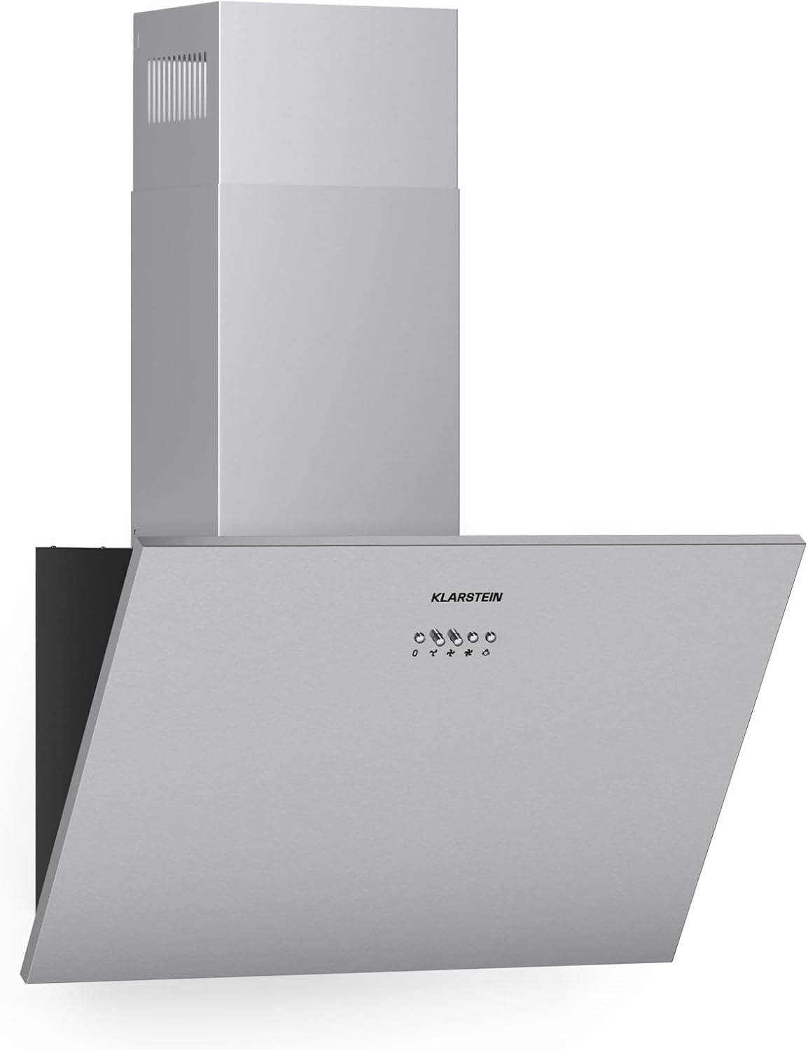 KLARSTEIN Hotte aspirante, 3 vitesses, éclairage LED, acier inoxydable, 67 dB, mode recyclage ou évacuation de l'air, 600 m3/h, 60cm, 542 m3/h