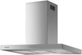 BELDEKO Hotte aspirante, Hotte Îlot 90 cm Inox 553 m3/h 3 Vitesses, éclairage LED, 71 dB, 1180 mm, acier inoxydable, réglable, minuterie