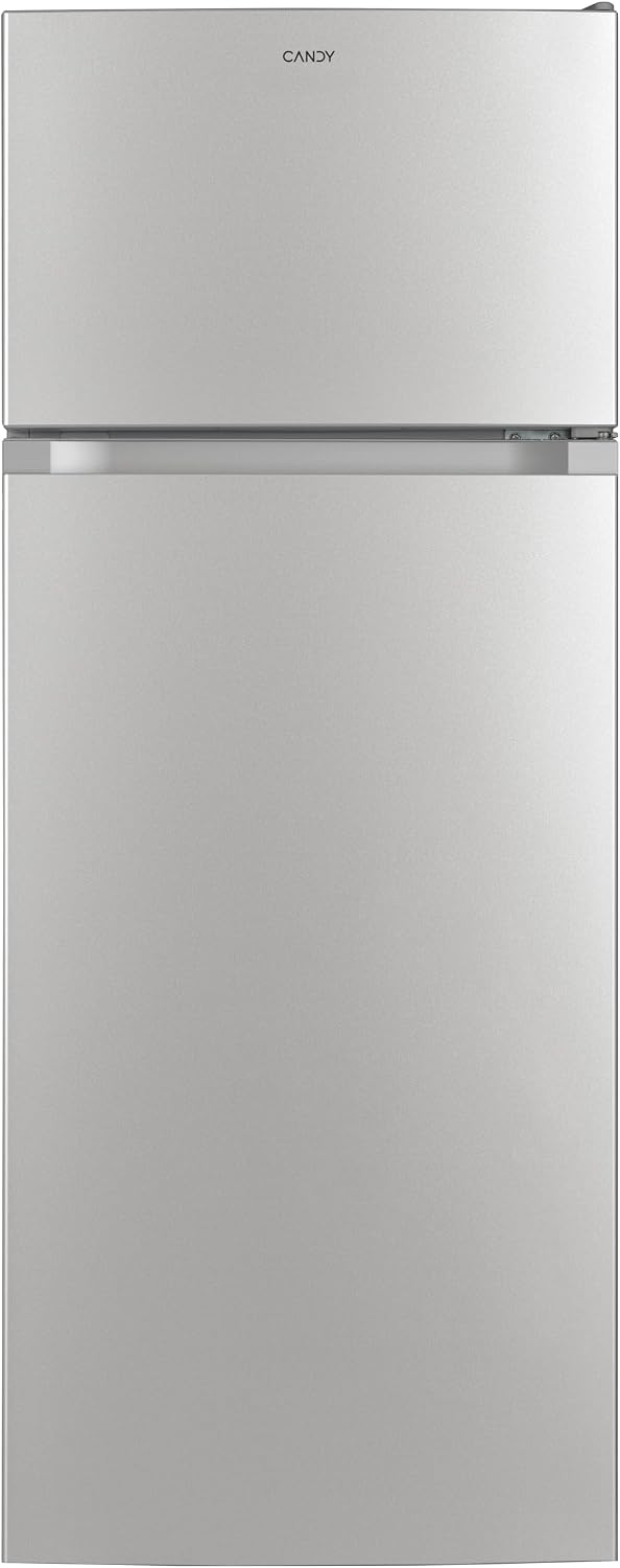 Réfrigérateur CANDY CDG1S514ES 143x55x55, verre, 143 × 55 × 55 cm, 41 dB, 170 L, 41 l, 211 L, 242 litres, double porte, Argenté