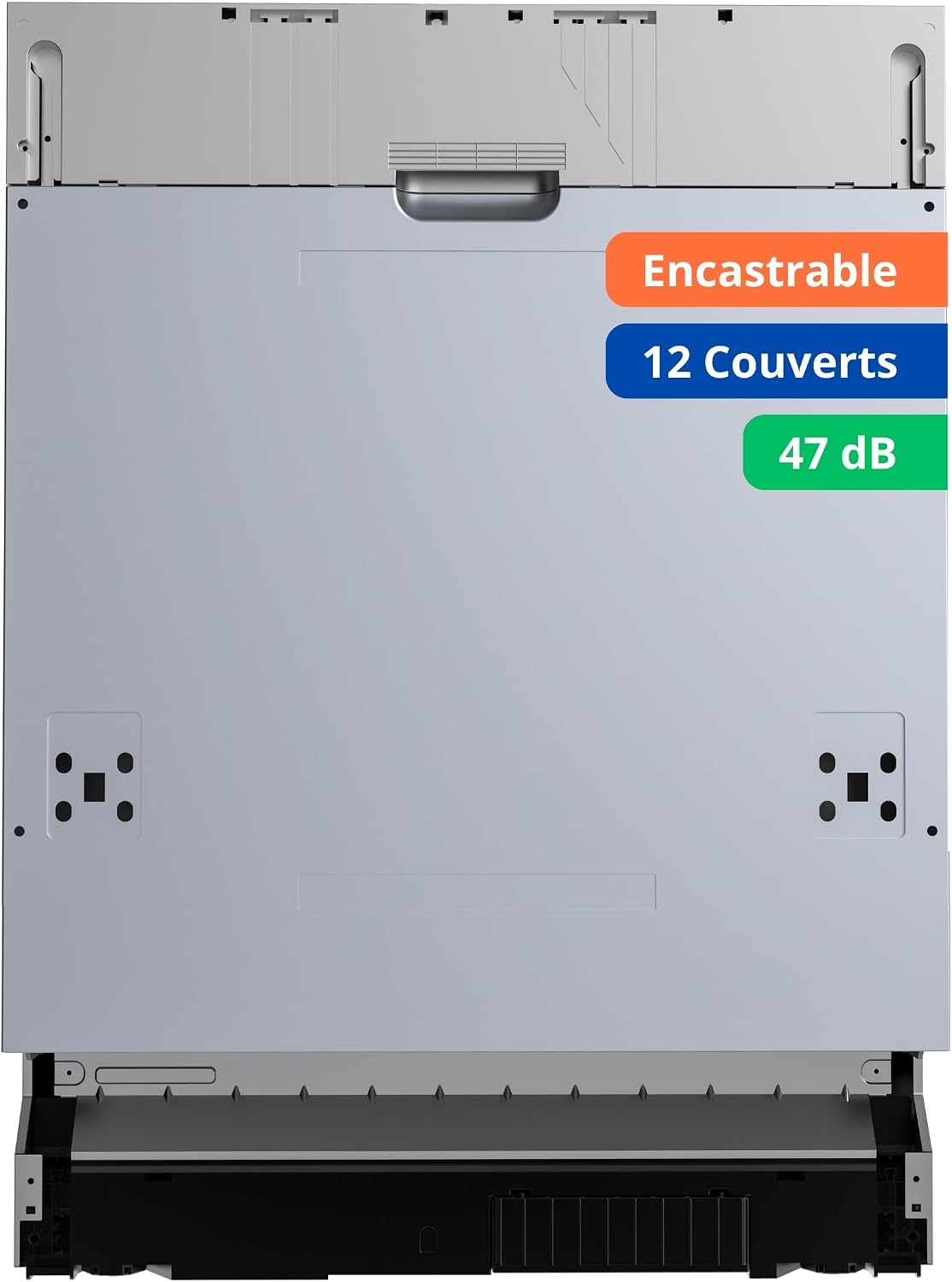 Lave-vaisselle GEDTECH GLV1247FULL, 12 couverts, encastrable, Départ différé