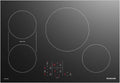 Plaque à induction, acier inoxydable, 30 pouces, GASLAND, 9 niveaux, 4 brûleurs, commande tactile, fonction gril, sécurité enfants, verre