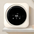 UORDBY Mini lave-linge, 3 kg, idéal pour Les résidences étudiantes et Les Appartements de Vacances, acier inoxydable, 45 dB, 3, 5 L, 95 °C