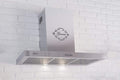 Gurari Hotte aspirante, 90 cm, éclairage LED, acier inoxydable, 150 mm, 120 mm, 900 mm, 810 mm, 463 mm, 206 W, 49 dB, 68 dB, 1000 m3/h