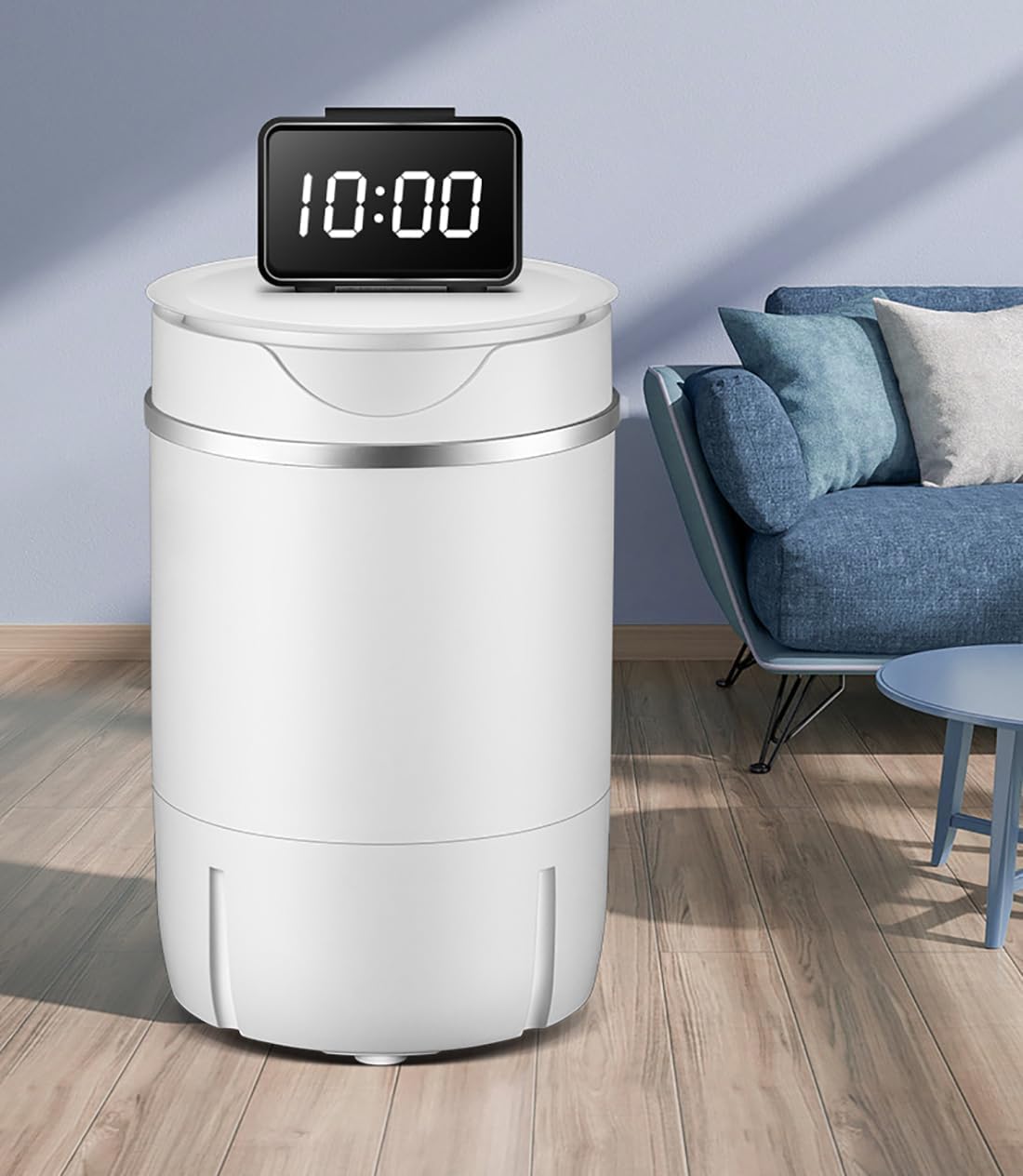 Mini lave-linge, Design 2 en 1 peu encombrant pour appartements et dortoirs, portable, Ensemble lave-linge et essorage portable