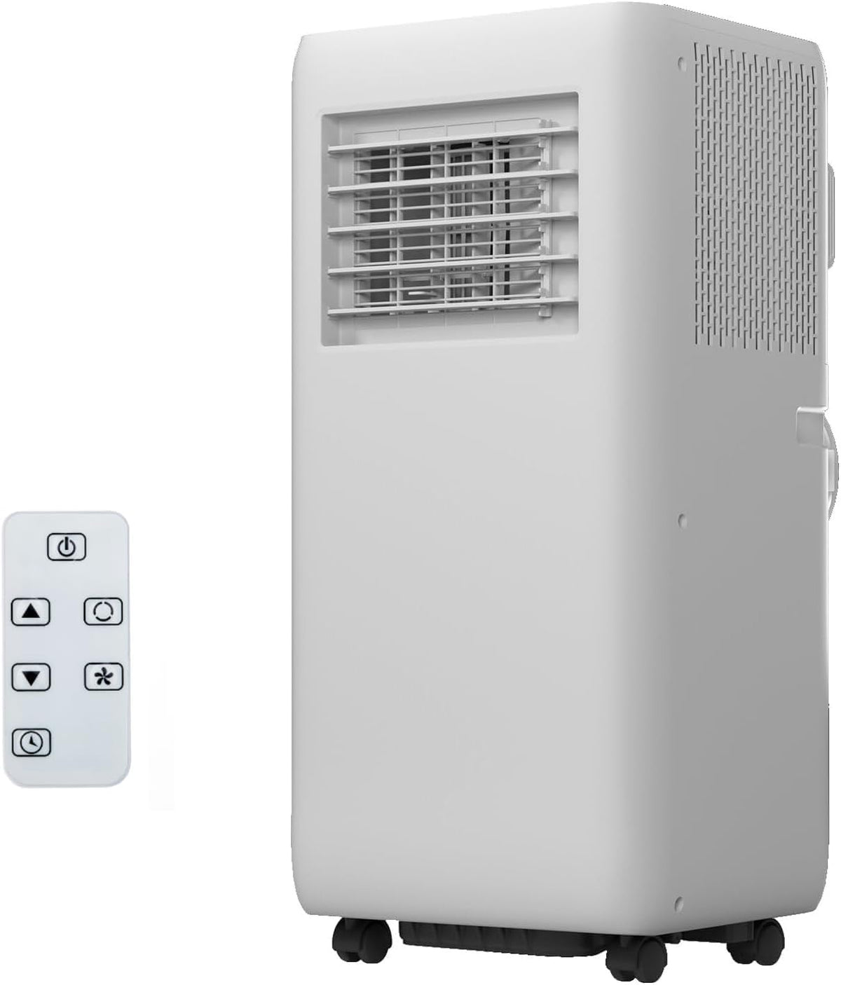 AutoSteelix Climatiseur portable, 10 000 BTU, télécommande, 6 500 BTU, 50 dB, rafraîchit les pièces jusqu'à 450 mètres carrés