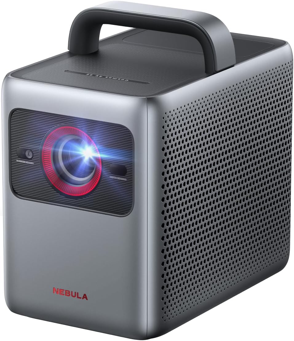 Vidéoprojecteur, 200' écran, High-Brightness avec Dolby Vision, pour Gaming, Amazon Renewed, 1800 ANSI Lumens, portable, HybridBeam, GTV