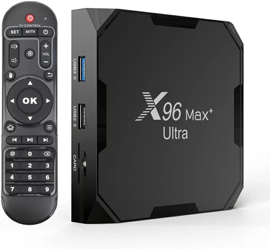 Lecteur multimédia streaming, télécommande, Wi-Fi, Bluetooth
