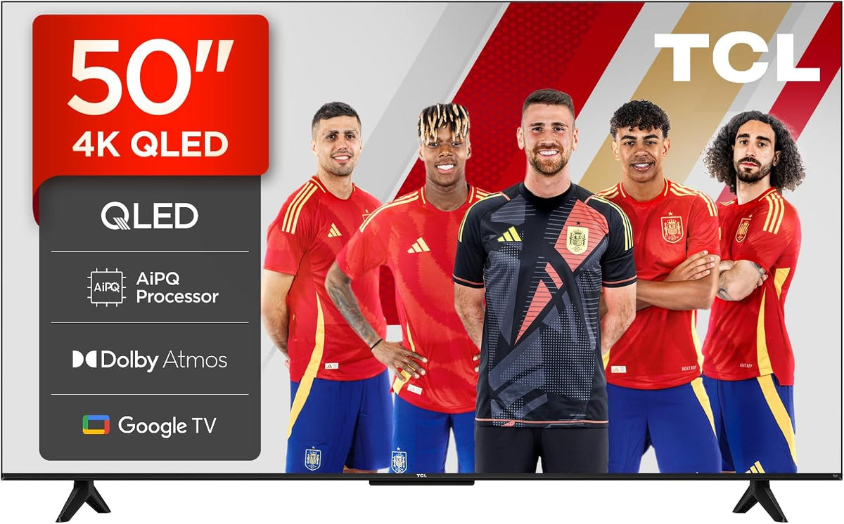TCL 50T69C Téléviseur, éclairage LED, 120 Hz, HDR10, 50T69C 50' QLED, 4K HDR, Direct LED TV, Google TV, Dolby Vision, Game Master