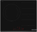 Plaque de cuisson Bosch PXJ631HC2E, 60 cm, 28 cm, 21 × 38 cm, 5, 1 × 59, 2 × 52, 2 cm, Flexinduction et zone de 28 cm, 7, 4 kW, série 6, noir