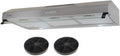 BELDEKO Hotte aspirante, Hotte Casquette 90 cm Inox 438 m3/h 200W, éclairage LED, 100 W, 895 mm, 495 mm, 140 mm, 118 mm, 63 dB