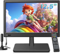 ZOSHING DC-12 Téléviseur, ports HDMI et USB et entrée DC-12 V, pour mini chambre, 31, 8 cm, 12, 5 pouces, télécommande, portable