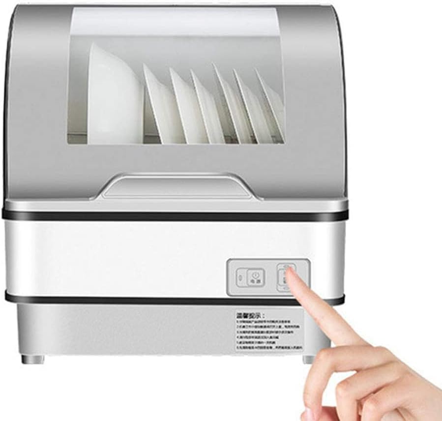 Lave-vaisselle RKYRRKI, acier inoxydable, Avec décontamination complète à 360° et désinfection et stérilisation à double effet, 45 × 38 × 45 cm
