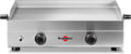 Plaque de cuisson, 2 Brûleurs en Acier Inoxydable, réglable, 64 × 33 cm, Krampouz, 75 × 43 × 23 cm, 1700 W, PFSV2MA-KR, 2 Zones, 300 °C, 3400 Watts