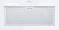 Hotte aspirante GLOBALO, éclairage LED, 46 dB, meuble bas de cuisine série en acier peint, Pimotion 60.1 Blanc, 445 m3/h, réglable, verre