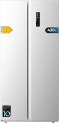 Cecotec Réfrigérateur, 430 L, No Frost, acier inoxydable, 176 cm, 84 cm, Side by Side 430 L, Hauteur 176 cm et Largeur 84 cm, 2 Portes