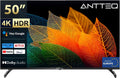 Téléviseur Antteq HDR10, Wi-Fi, 50 Pouces, 127cm, 4K UHD, Andriod TV 4K UHD, DVB-C/S2/-T2, Bluetooth, WiFi, Dolby Audio, Google Assistance