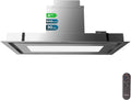 Hotte aspirante Cecotec 800M3, acier inoxydable, télécommande, 90 cm, 3 niveaux, 90cm, 800M3/H, 210W, 800 m3/h, 220W, Aspiration 800M3/H, Booster