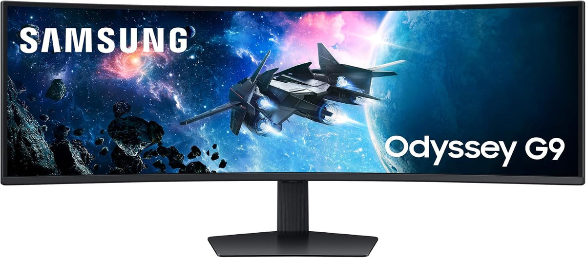 Écran PC, 49 pouces, réglable, Samsung, 240Hz, HDR10, 1ms, Dalle VA Incurvée 1000R, 2500:1, HDR1000 et HDR10, AMD FreeSync Pro