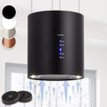 KLARSTEIN 522m3 Hotte aspirante, 3 Modes, réglable, acier inoxydable, 3 niveaux, Débit d'air 522m3/h, minuterie, Minuteur