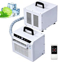 GLBMXDD 5-meterconnectingpipe Climatiseur, idéal pour le camping avec télécommande et minuterie 12 h. pour tente, 3000 BTU, portable