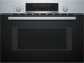 Bosch Four micro-ondes, 44 L, éclairage LED, acier inoxydable, 900 W, 1750 W, 45 cm, 90 W, 180 W, 360 W, 600 W, 36 cm, 4 modes