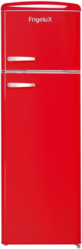 FrigeluX RFDP246RRA Réfrigérateur, 246 L, éclairage LED, verre, 194 L, 52 L, 55 cm, 245L, 2 portes, réglable