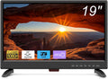 Téléviseur Feihe 1080p, télécommande, 19 pouces, TV LED 1080p avec port HDMI VGA AV USB pour cuisine, éclairage LED, Wi-Fi, portable