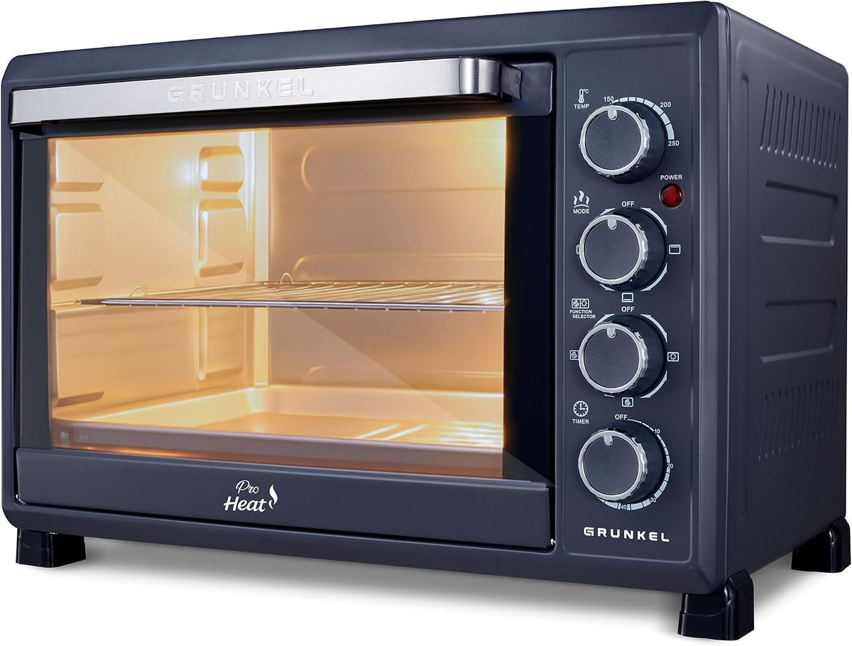 Grunkel Mini four, 38 l, 23 l, 63 l, 28 l, 230 °C, 3 fonctions, minuterie