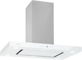 KLARSTEIN Hotte aspirante, 3 niveaux, éclairage LED, acier inoxydable, 65 dB, 90 cm, 3 niveaux de puissance, 230W, 642 m3/h, blanc
