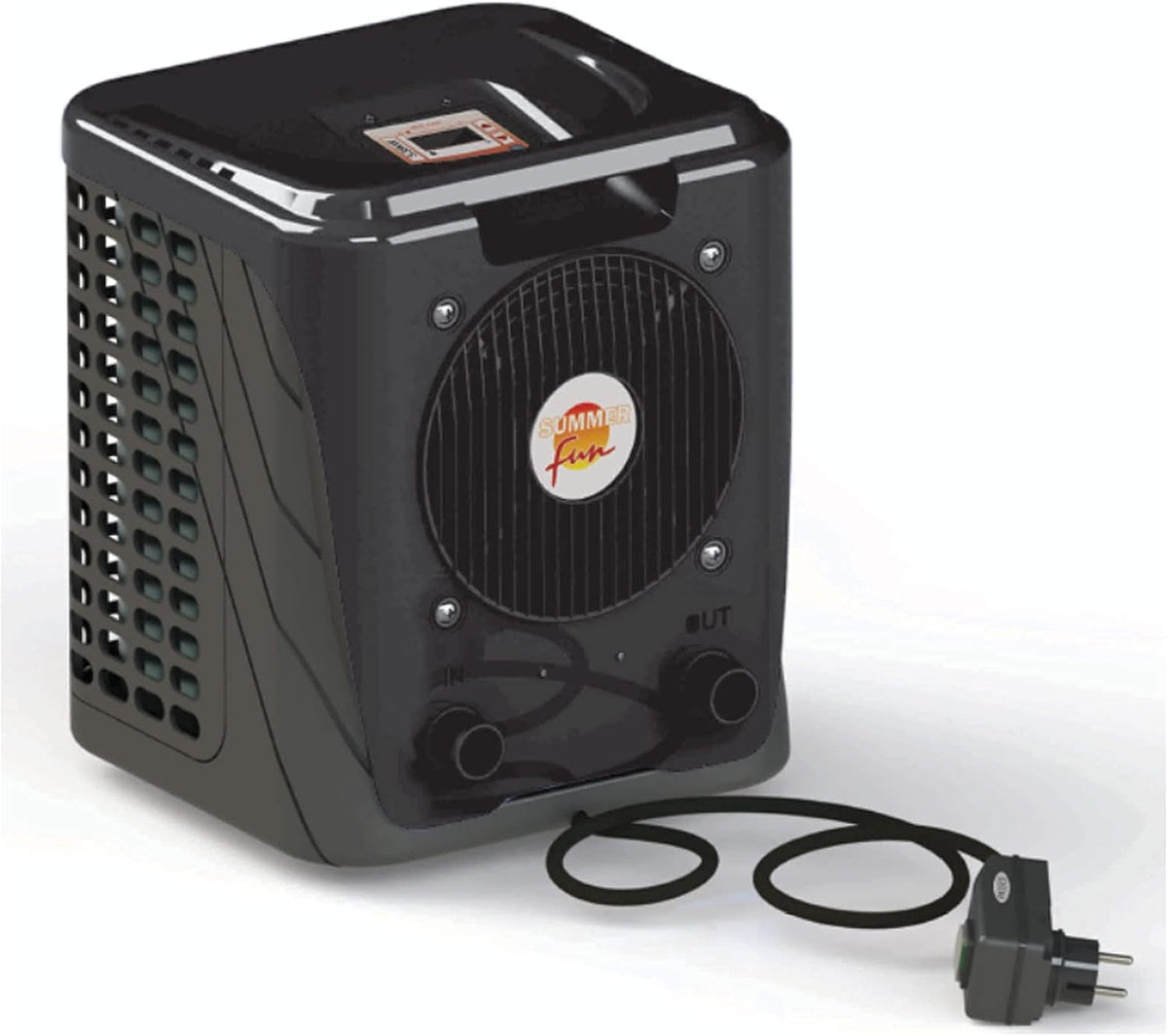EDENEA Pompe à chaleur pour piscine, SF35, 230V, 29 × 31 × 37cm, 1 kW, 6 kW, jusqu'à 20 m3, - Summer Fun SF35 230V, Mini Pompe A Chaleur