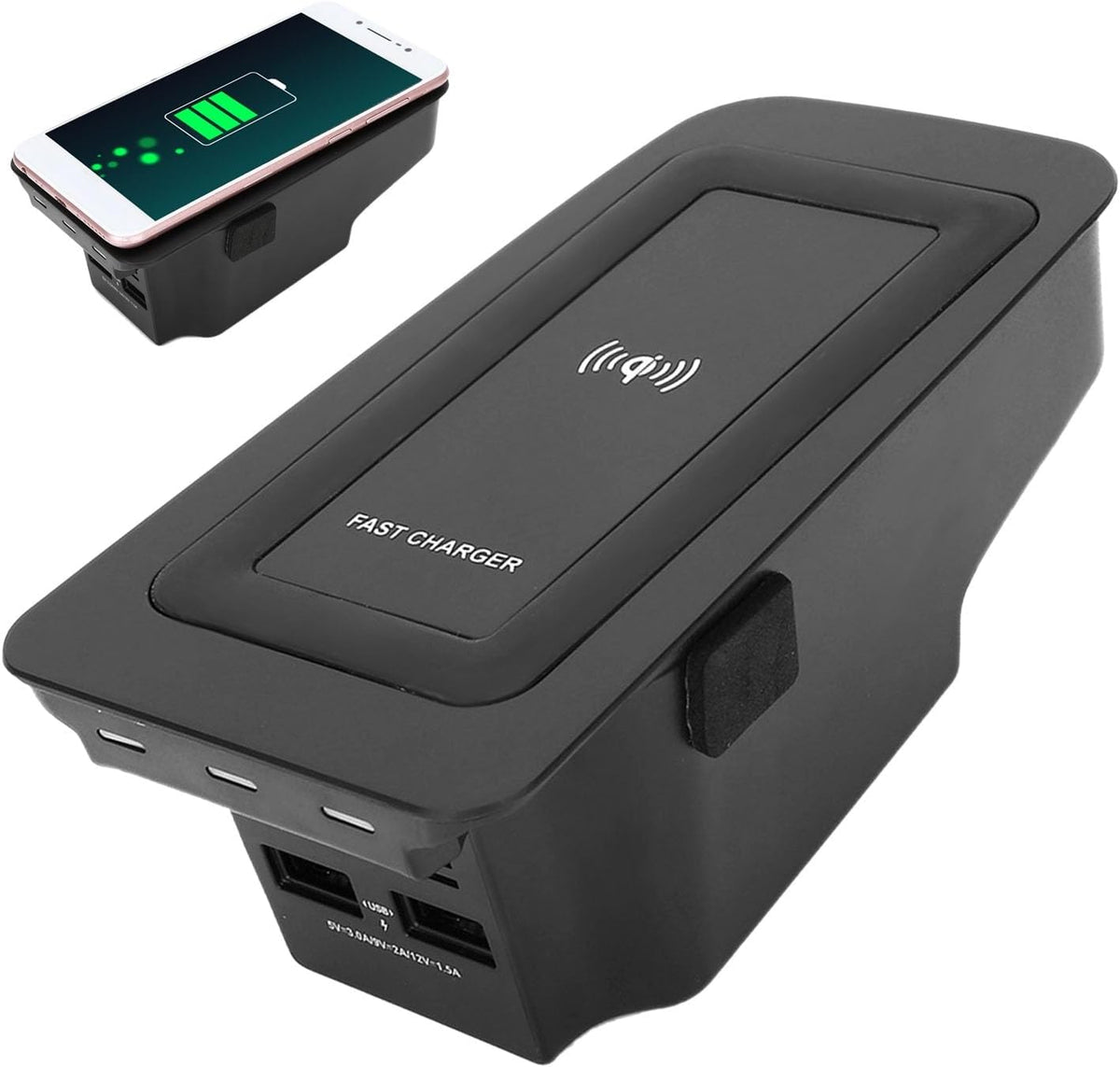 Chargeur à induction, 15 W, Fydun, XC60 XC90, 15W, 12V, portable