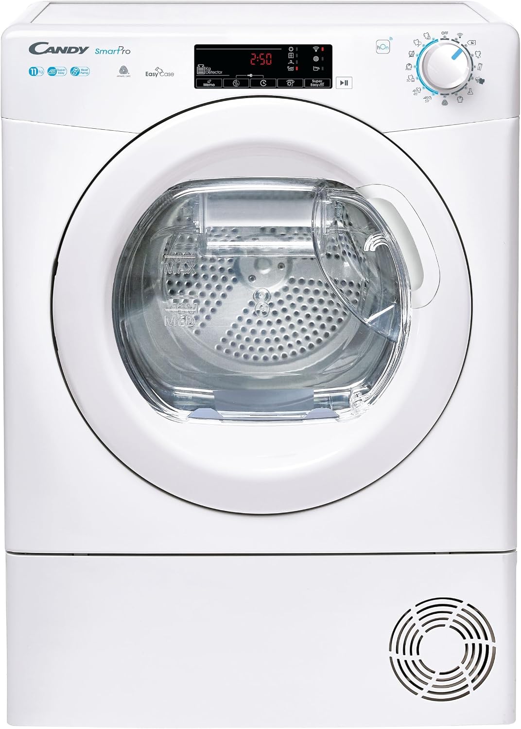 Sèche-linge avec pompe à chaleur, CSOEH11A2TE-S, CANDY, 11kg, 15 programmes, 25 programmes